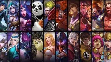 mobile game characters|List of heroes .